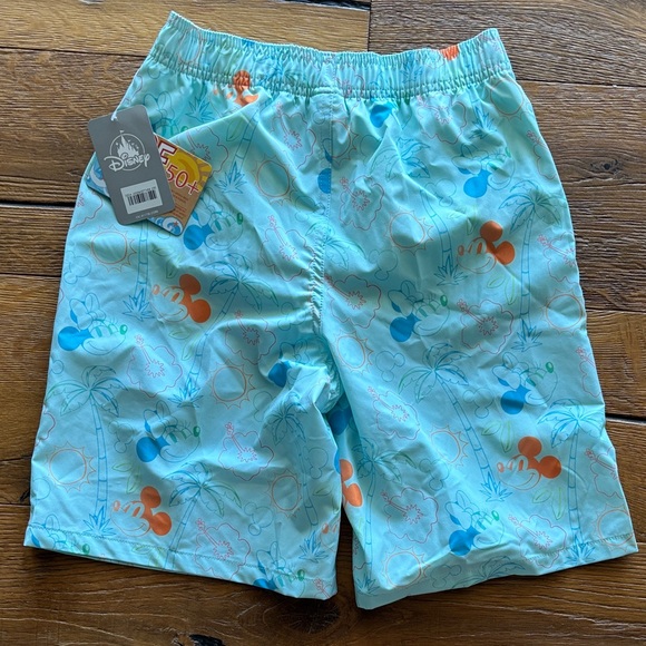Disney Aqua Mickey Mouse Shorts - Picture 4 of 7